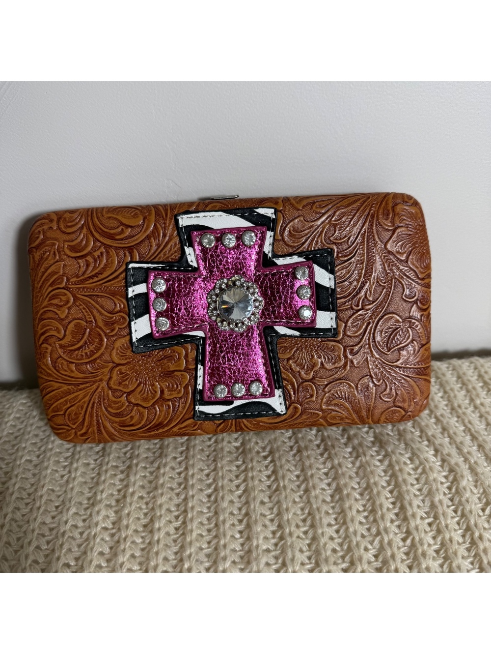 Western Faux Leather Wallet